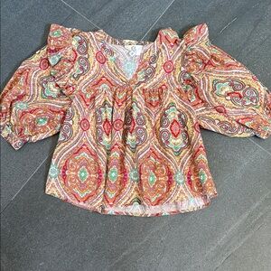 Colorful Paisley Women's Top